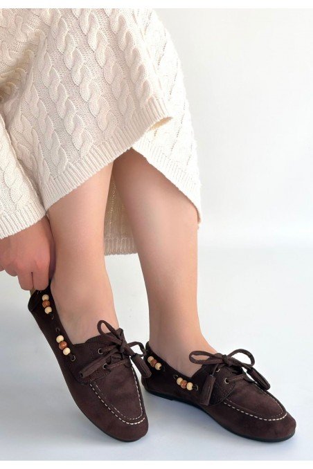 Elora Kahve Süet Babet