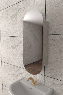 Elise Lavabo Üstü Banyo Dolabı ( MDF ) Koton Vizon