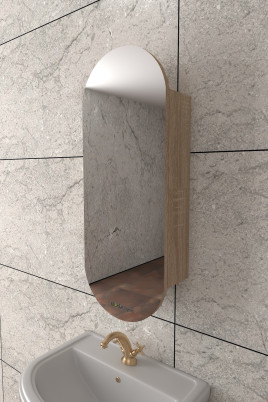 Elise Lavabo Üstü Banyo Dolabı ( MDF ) Ahşap