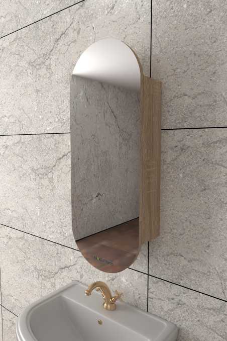 Elise Lavabo Üstü Banyo Dolabı ( MDF ) Ahşap