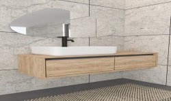 Ecas-3 Modern Banyo Dolabı