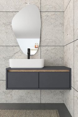 Ecas-4 Modern Banyo Dolabı