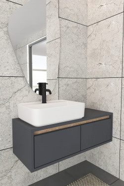 Ecas-4 Modern Banyo Dolabı