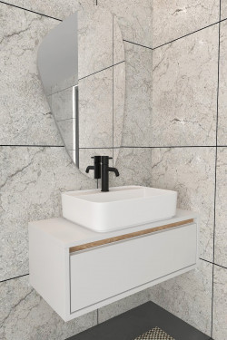 Ecas-5 Modern Banyo Dolabı