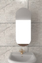 Elise Lavabo Üstü Banyo Dolabı ( MDF ) Gri