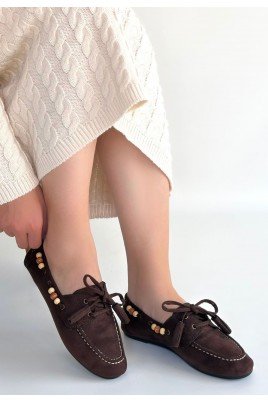 Elora Kahve Süet Babet