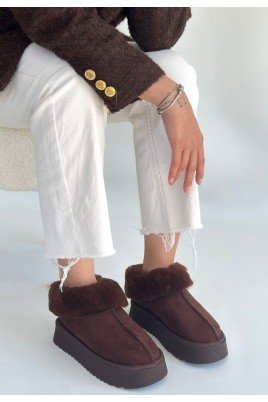 Edali Kahverengi Süet Bot