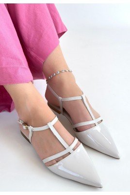 Kadın Babet Ayakkabı Ten Rugan Rahat Düz Taban Günlük