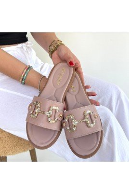 Toha Pudra Cilt Tokalı Terlik