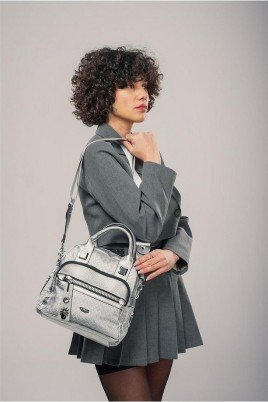 Weta Gri Cilt Kol Ve Omuz Çantası