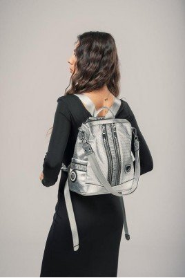 Pely Gri Cilt Kol Ve Sırt Çantası