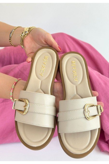 Orja Bej Cilt Terlik