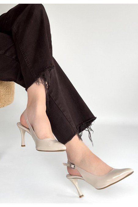 Uster Bej Rugan Topuklu Ayakkabı