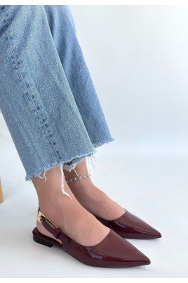 Ummar Bordo Rugan Babet Ayakkabı