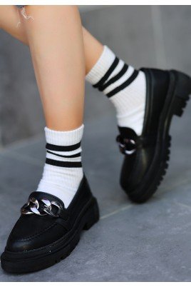 Biga Siyah Cilt Ayakkabı