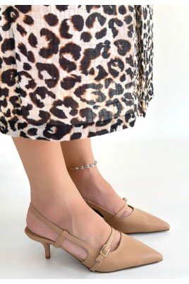 Darina Nude Cilt Topuklu Ayakkabı