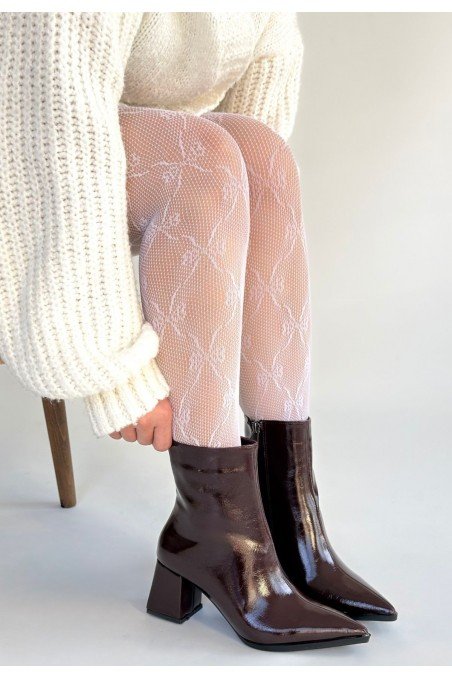 Mosy Bordo Rugan Topuklu Bot