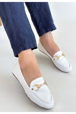 Rain Beyaz Cilt Babet Ayakkabı