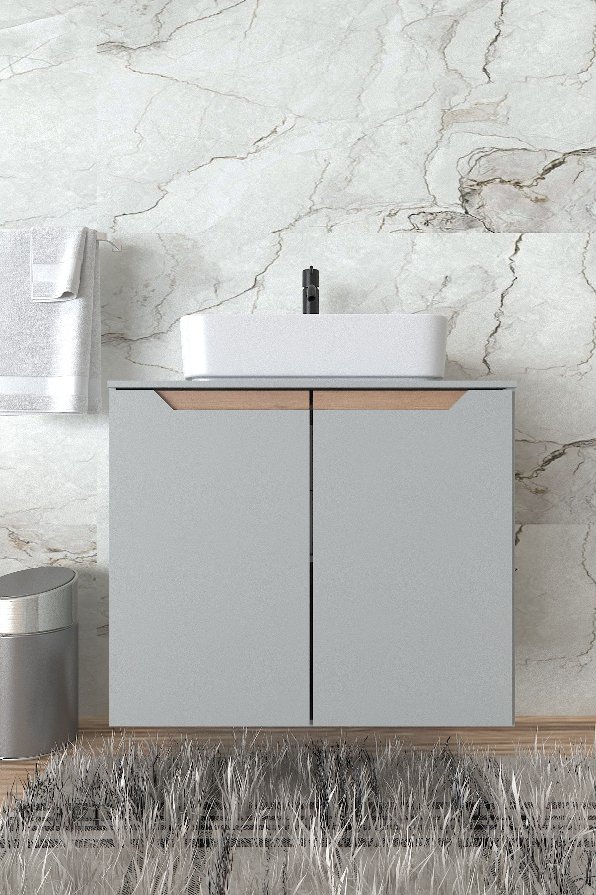 Montes Çanak Lavabo Altı Dolap, Banyo Dolabı - Banyo Dolabı